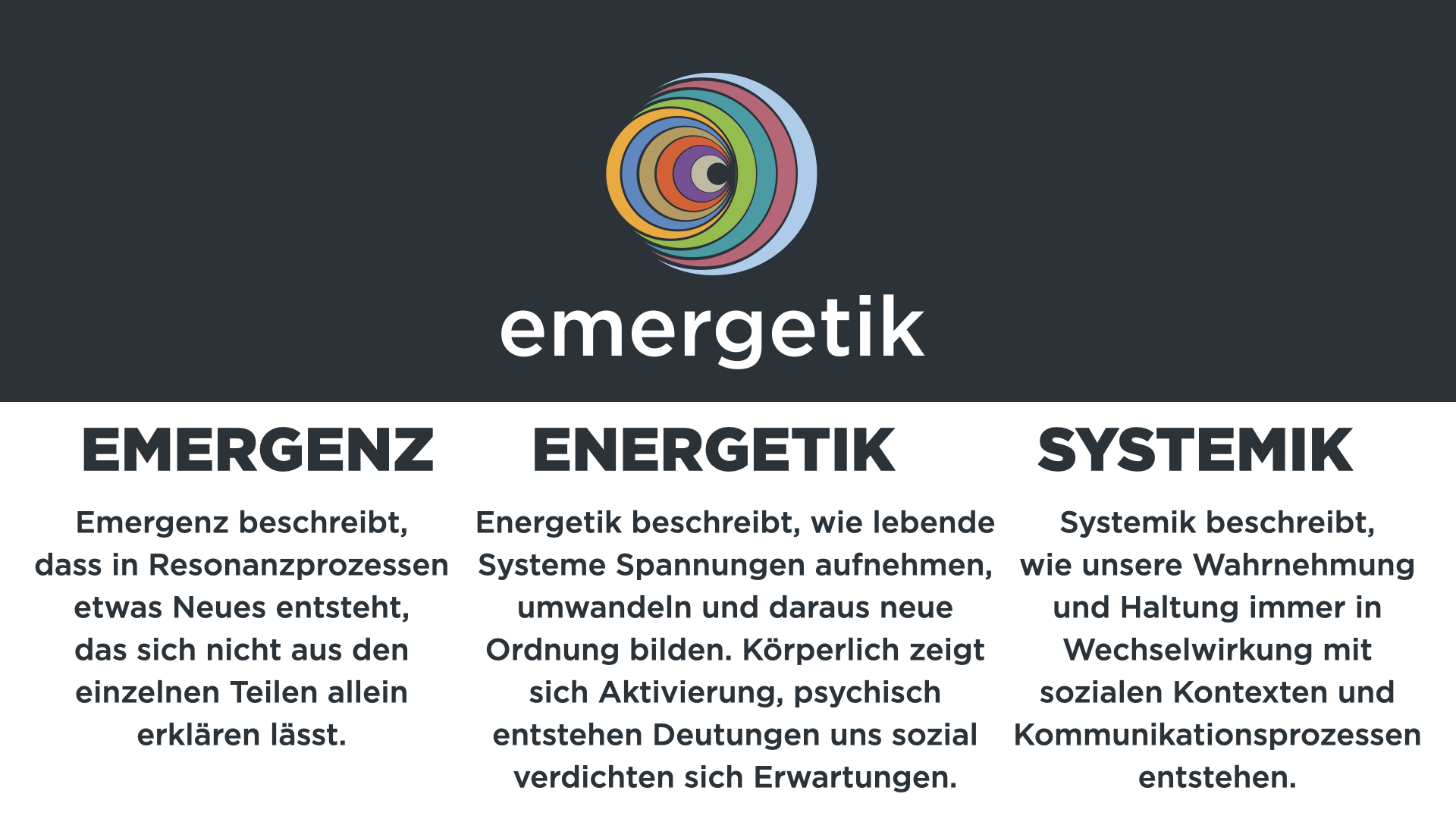 Emergetik vereint Energie, Energetik und Systemik